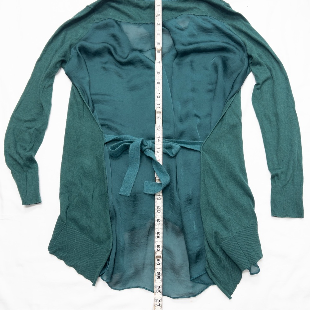 Knitted & Knotted for Anthropologie Ravenna Cardigan - jeweled green - Picture 7 of 9
